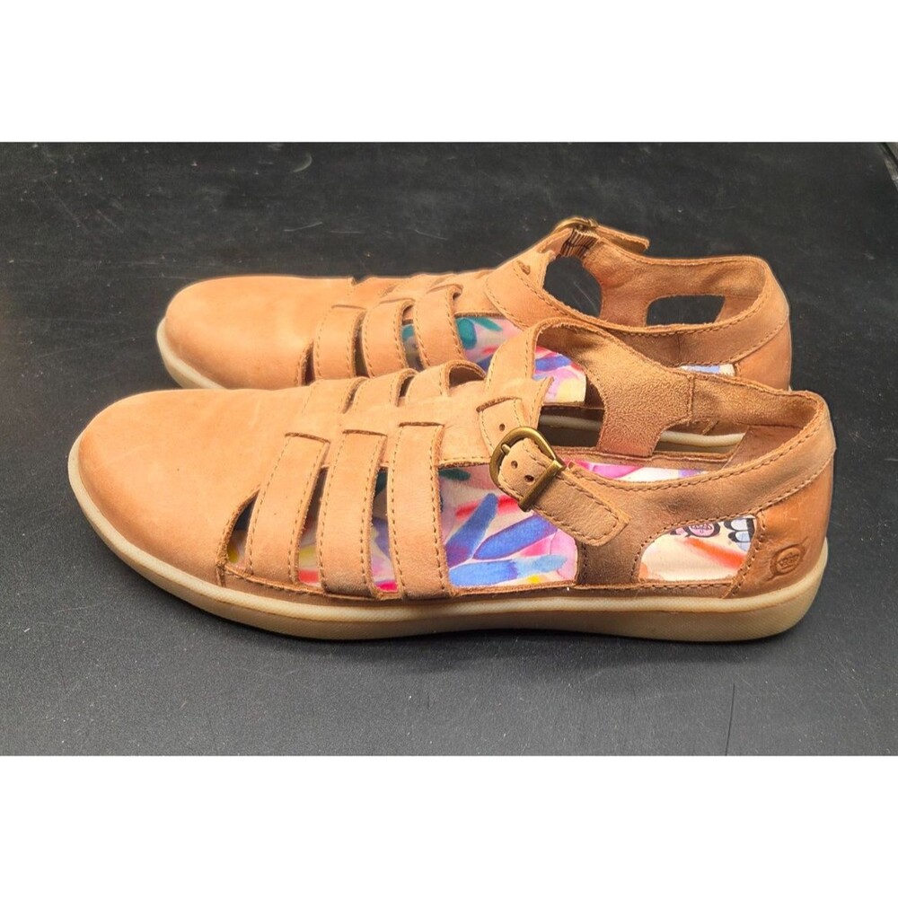 Born Seaster Fisherman Leather Sandal Shoes Size 6.5